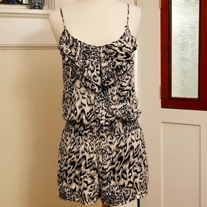 Leopard Print Romper